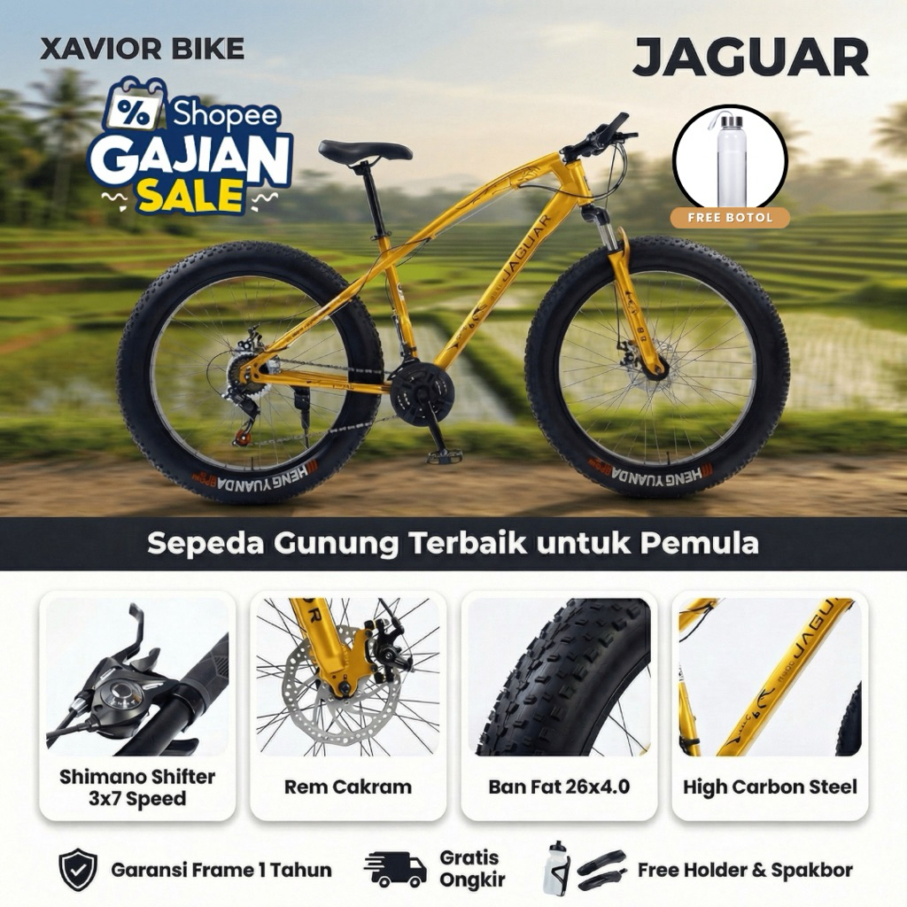 SEPEDA GUNUNG MTB 26 Inch XAVIOR JAGUAR 21 Speed