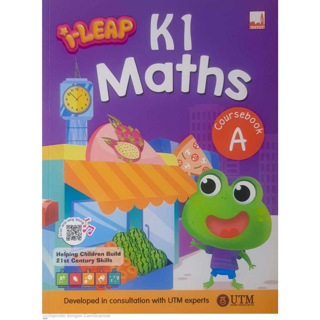 I-LEAP K1 MATHS COURSE BOOK A