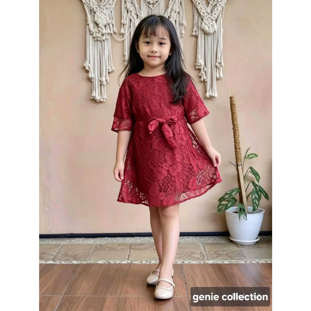 DRES TALI ANAK BRUKAT MIX FURING/DRES TALI ANAK UMUR 5-11THN