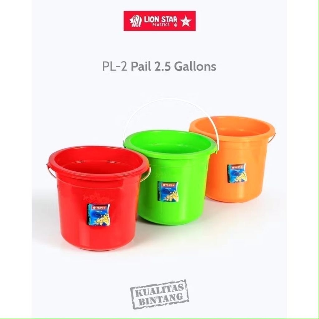 Ember Pail Lion Star Ember Plastik Ember Warna