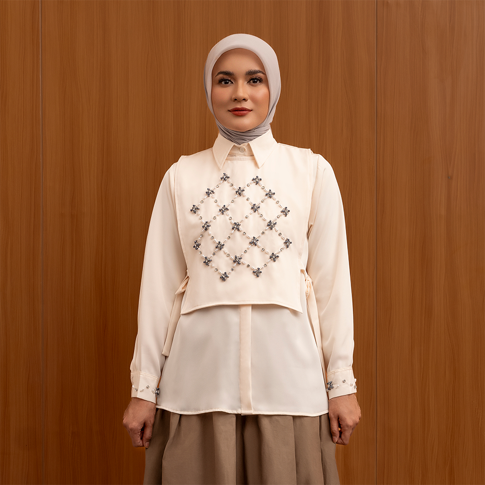Jenna and Kaia - Linqa Top - Kemeja Wanita Lengan Panjang