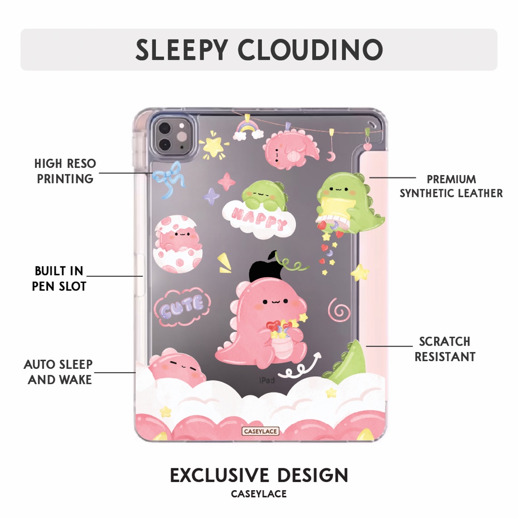 Premium Custom Flip Case - DINO SERIES for IPAD Pro 11inc M1 M2 M4 Ipad 7/8/9 /10 / Ipad 5/6 / Ipad 