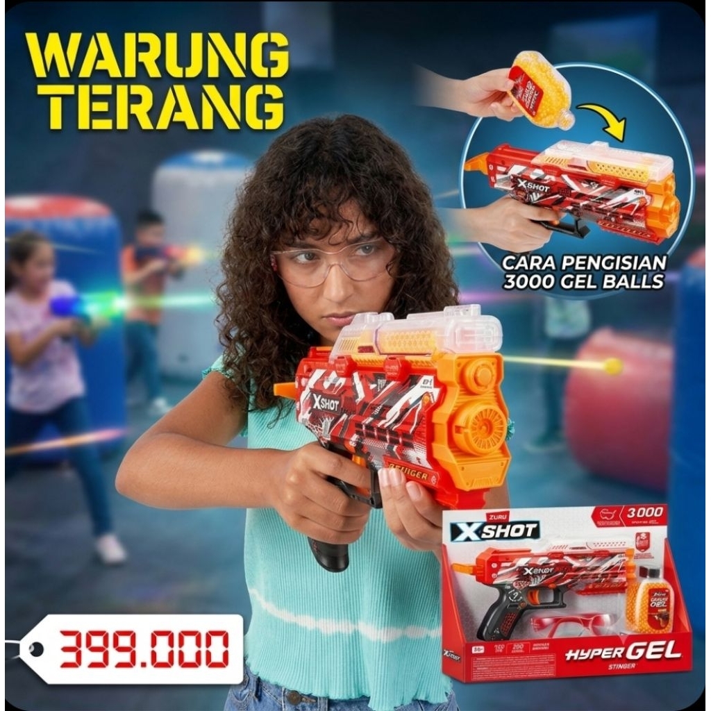 zuru xshot x-shot x-shots hyper gel stinger water gel bullets wgb