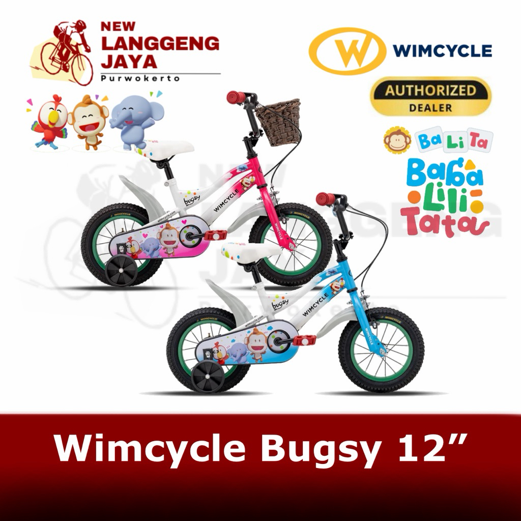 Wimcycle Sepeda Anak Bugsy BaLiTa 12"