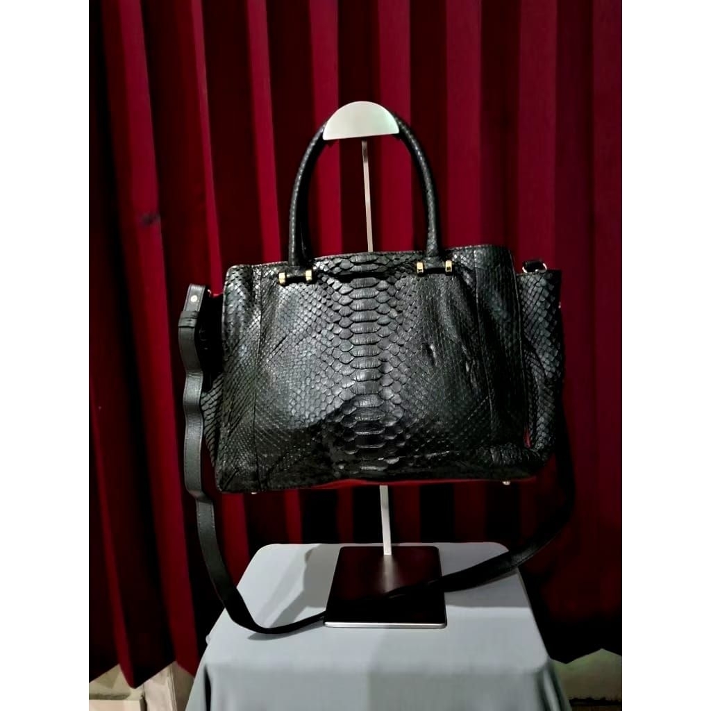 Tote Bag glenda bloom Snake skin