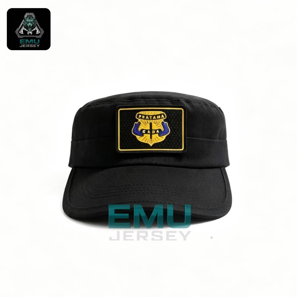 Topi Satpam Komando Rubber