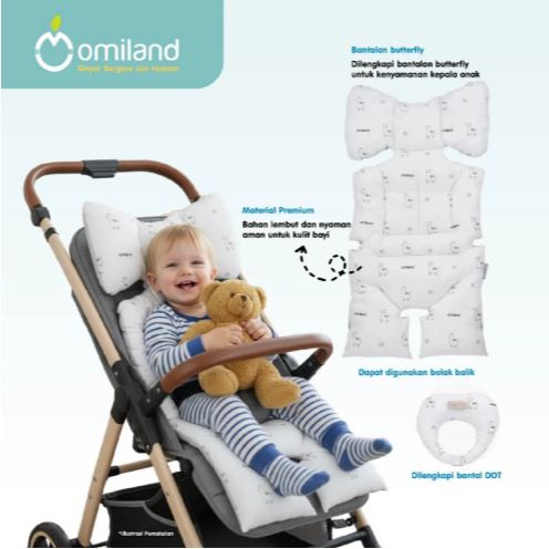 Omiland Alas Stroller Baby Alas Stroller Bayi Alas Stroller Stroller Universall Stroller Pad Alas Ke