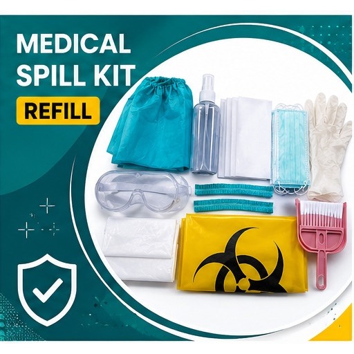 REFILL Spill Kit Infeksius Klinik Rumah Sakit SpillKit Limbah B3 Medis