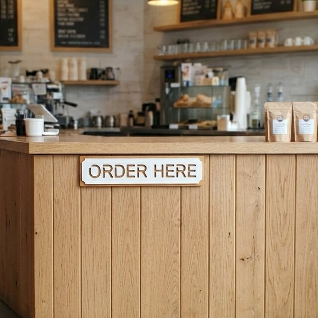 order here sign aluminium pesan disini