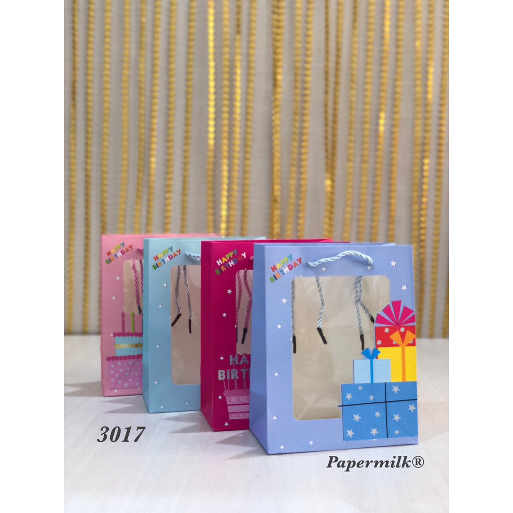 PAPERMILK//PAPERBAG HBD MIKA (3017) 18cm x 24cm Dan 26cm X 32cm