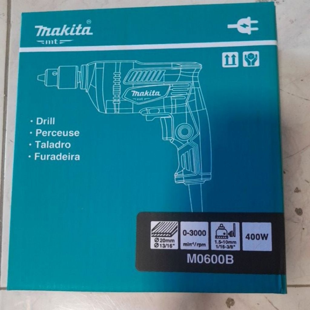 BOR LISTRIK MAKITA M0600B / BOR LISTRIK 10 MM MAKITA
