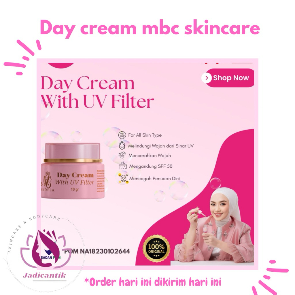 SATUAN || Day cream uv filter mbc beauty skincare 100% original bpom