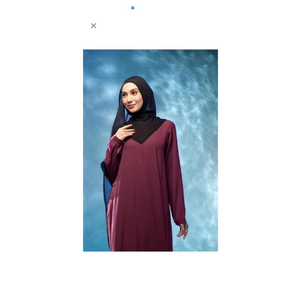 ZB new plain hara dress gamis harian muslimah