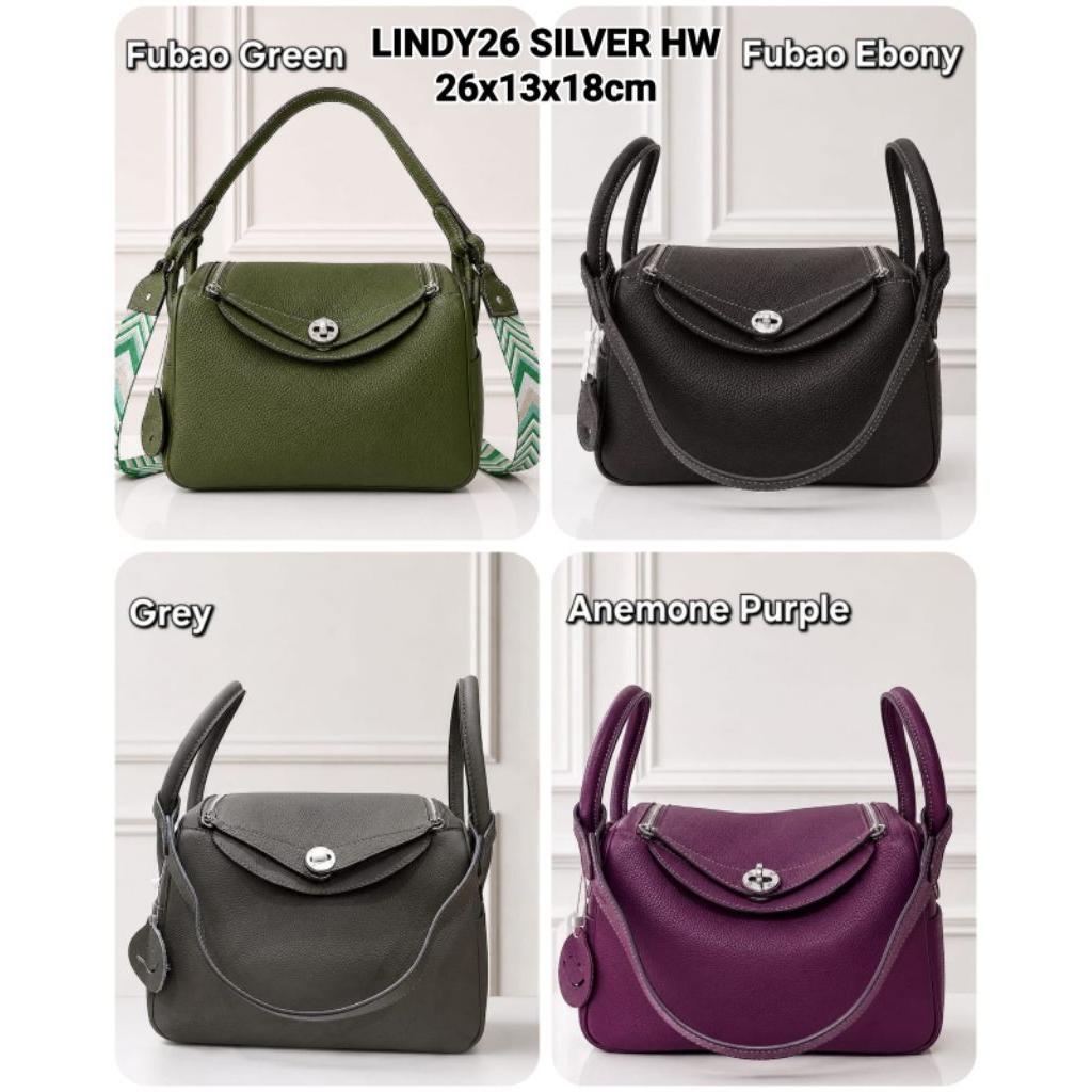 TAS WANITA SELEMPANG SHOULDER BAG 26 SILVER