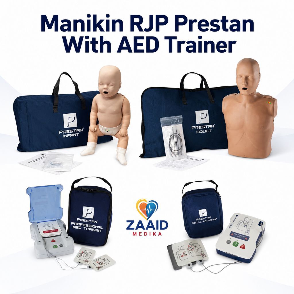 Phantom Manikin RJP Prestan With AED Trainer/ Manekin CPR Prestan Dan AED Trainer