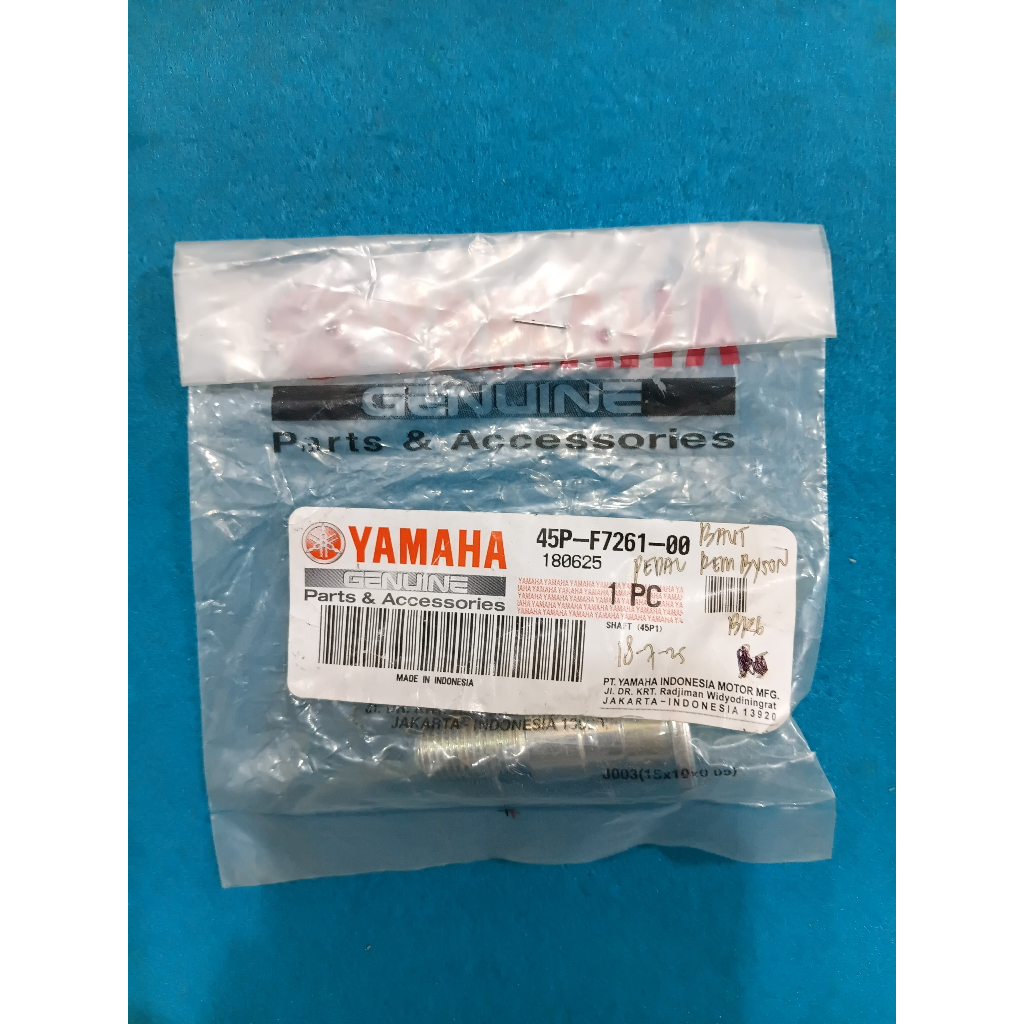 SHAFT AS BAUT PEDAL REM (45P-F7261-00) BYSON KARBU FI NEW R15 VVA V3 MT15 ORIGINAL YAMAHA