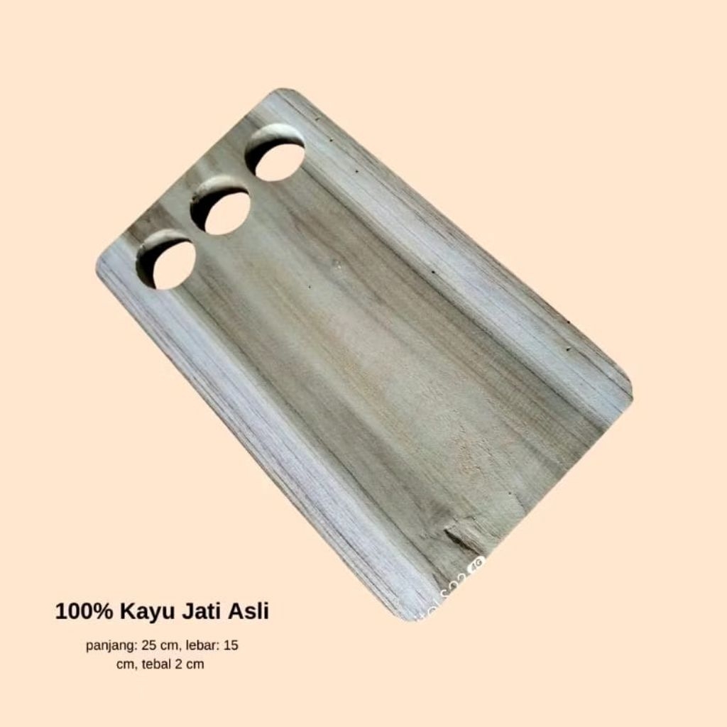 Telenan Kayu Jati Asli, Alas potong daging, alas potong sayuran, alas potong ikan dll