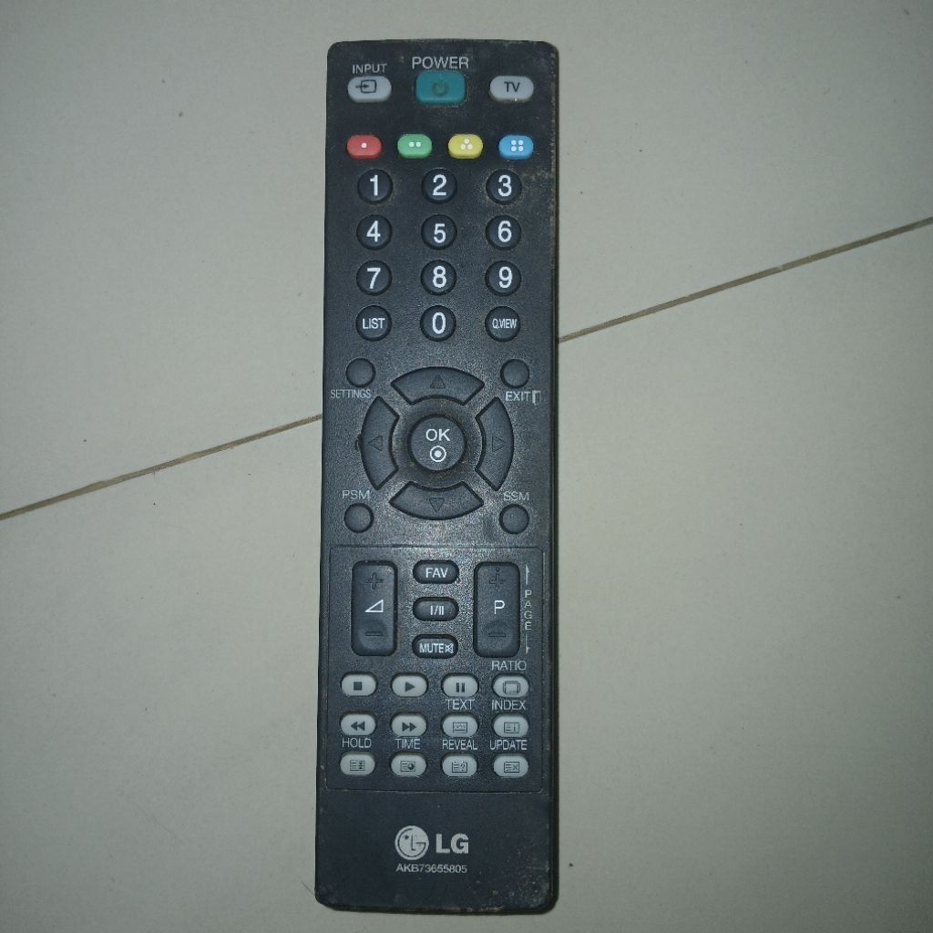 Remote TV Analog LG Orisinil Original