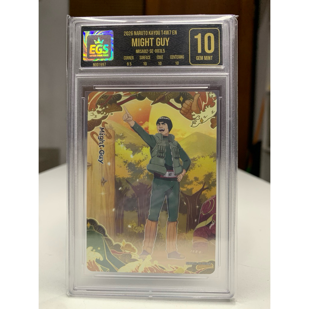 Naruto Kayou SE Mighty Guy card slab
