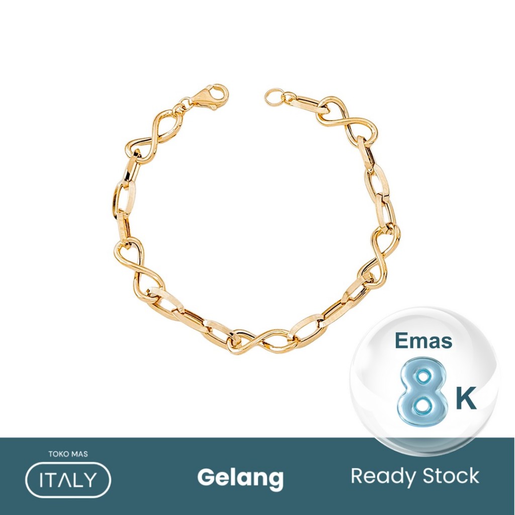 GELANG RANTAI MODEL INFINITY KN 8K UBS CCT