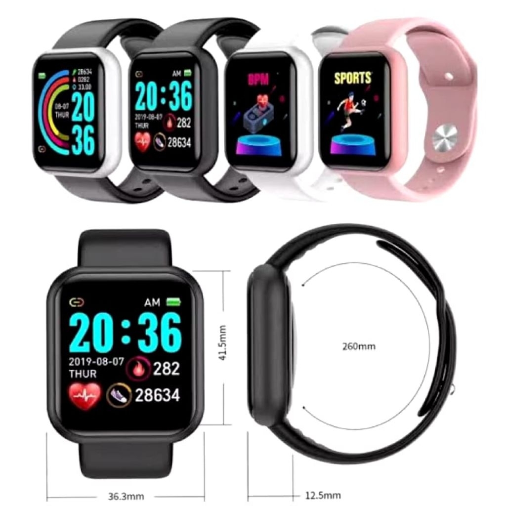 jam tangan pintar android smartwatch anti air bisa wa fb tiktok dll