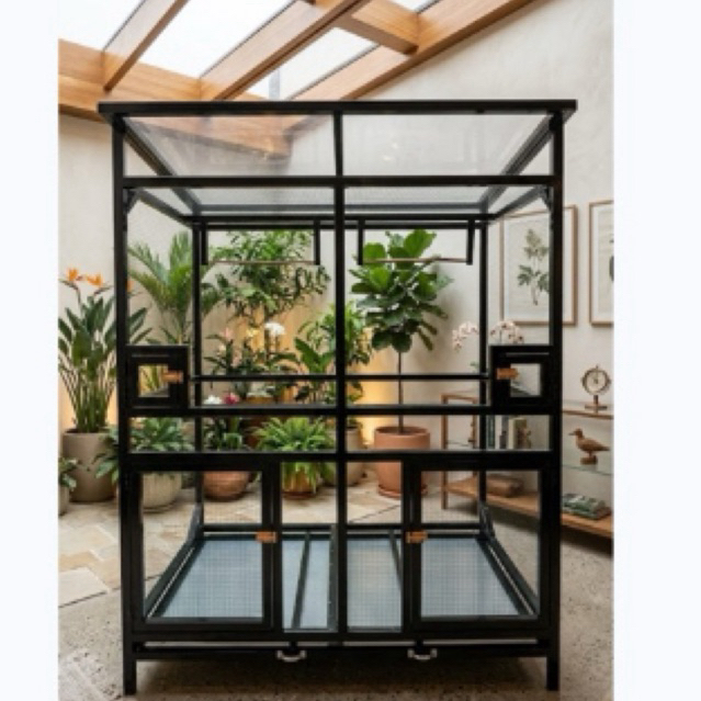 kandang aviary jumbo premium aesthetic,indoor outdoor anti karat