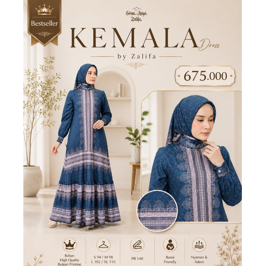 Eid Series Dress Lebaran by Zalifa