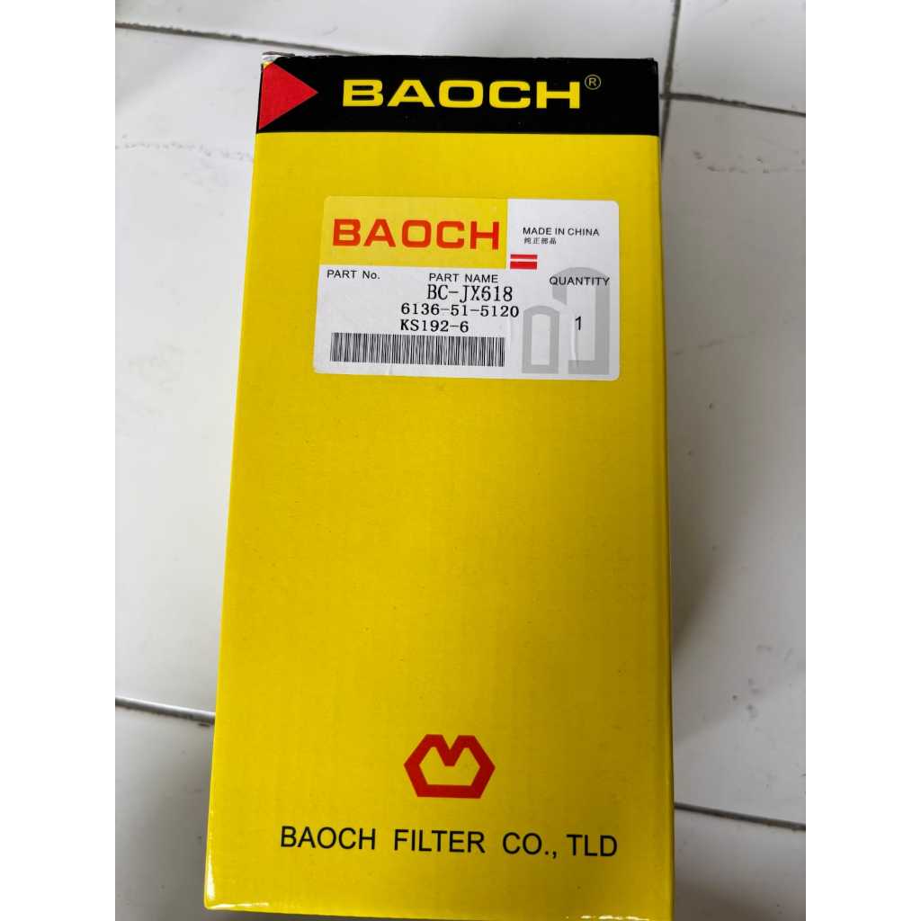 Oil Filter Baochuang BC-JX618 KS192-6/6136-51-5120