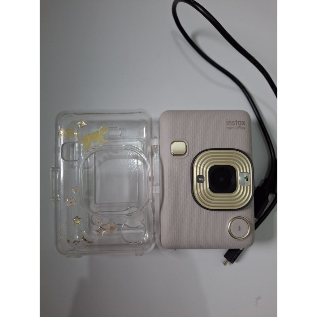 Preloved fujifilm instax mini liplay warna beige limited edition