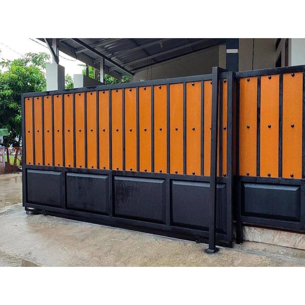 pagar rumah kayu grc