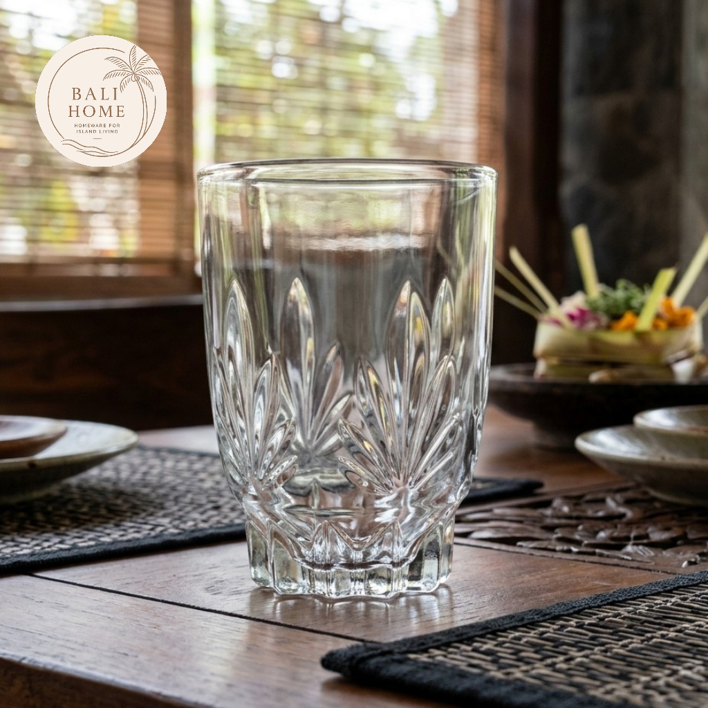 [12 PCS] Gelas Kaca Belimbing - Gelas Kaca Kopi Teh - Gelas Kaca Souvenir