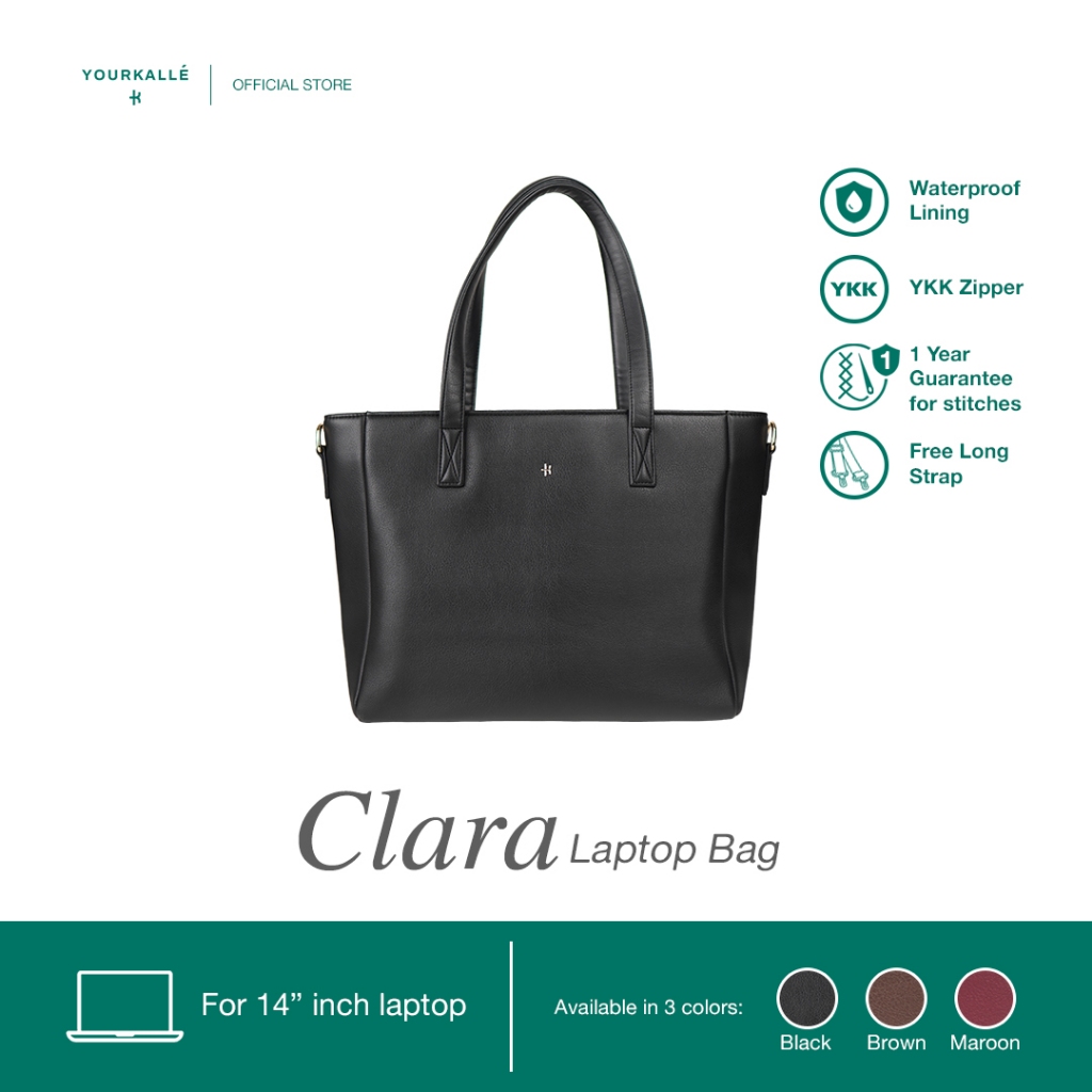 YOURKALLE Clara | Tas Laptop Wanita 14 inch Premium