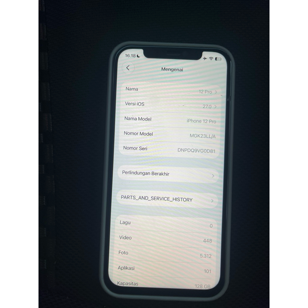 iPhone 12 Pro 128GB Face ID off