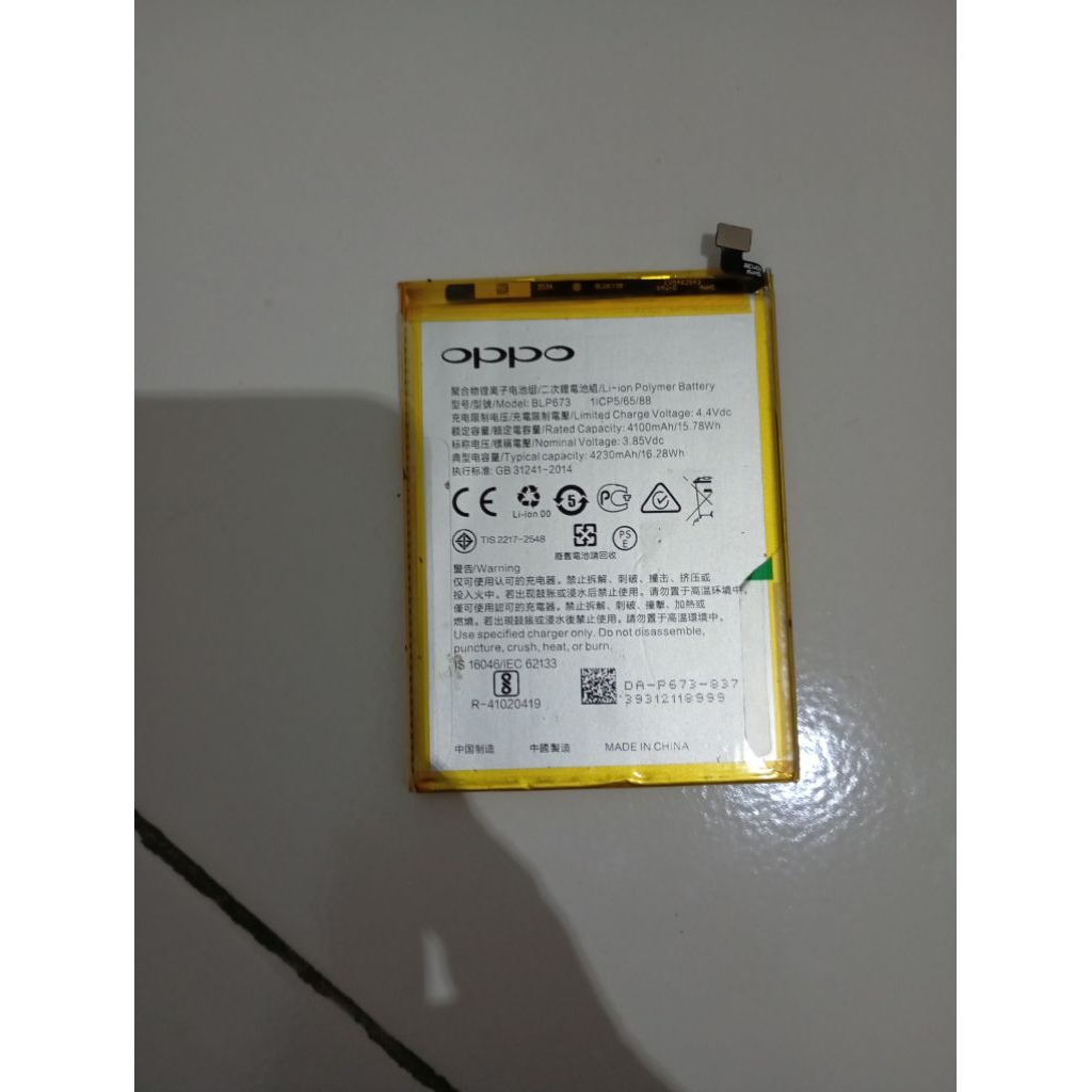 Baterai Oppo A3S