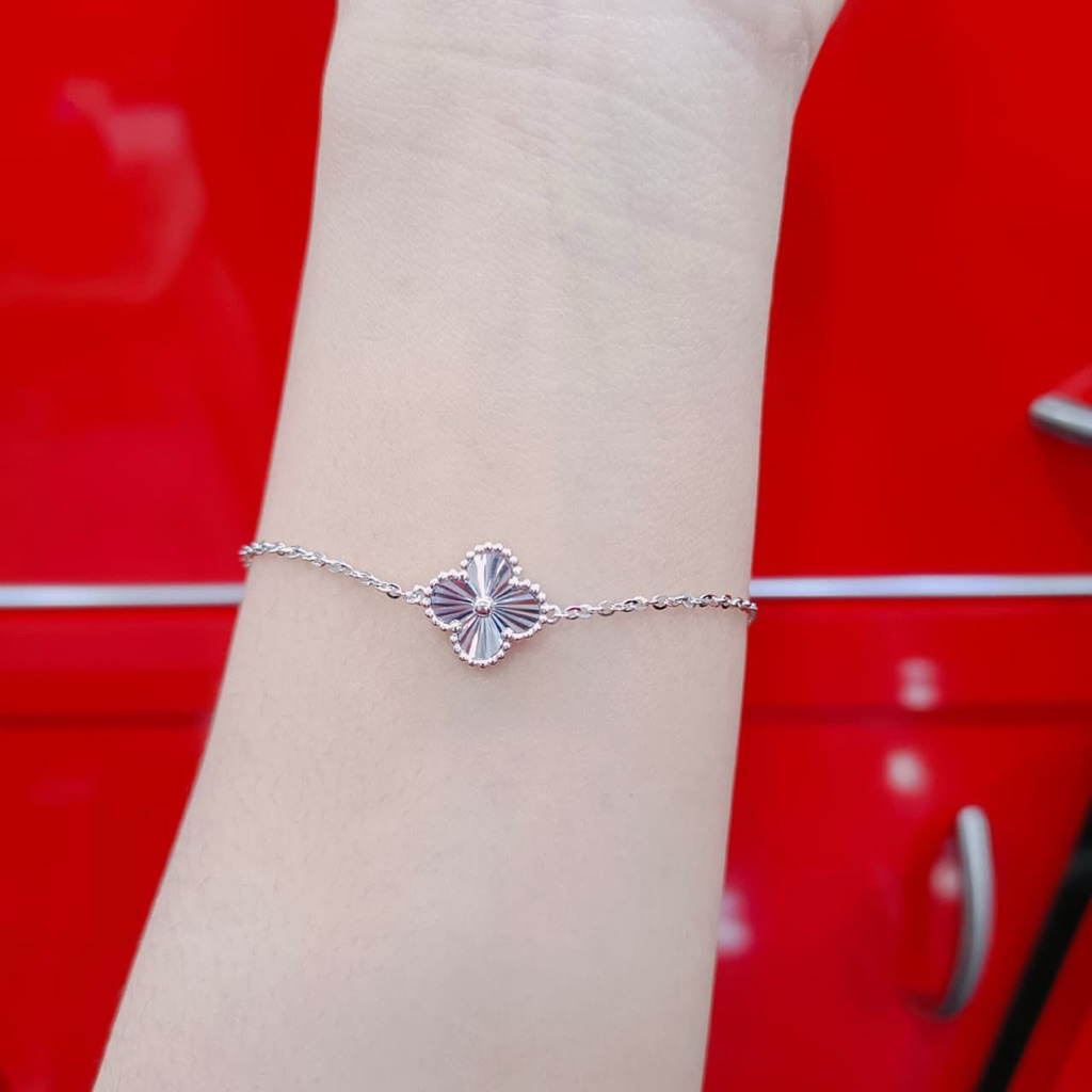 gelang rantai bunga emas putih cantik newborn dewasa kekinian