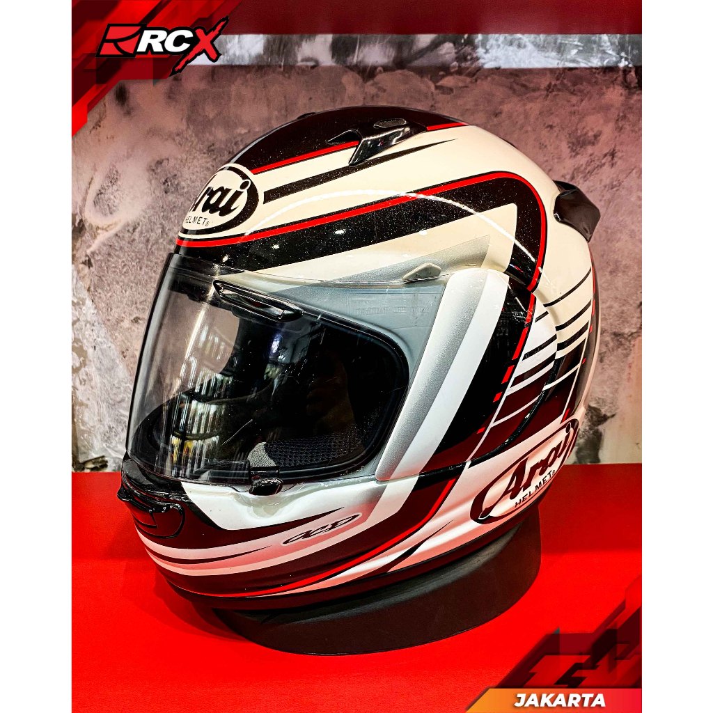 Helm Arai Quantum J Stripe Original Second 2nd Bekas RCX