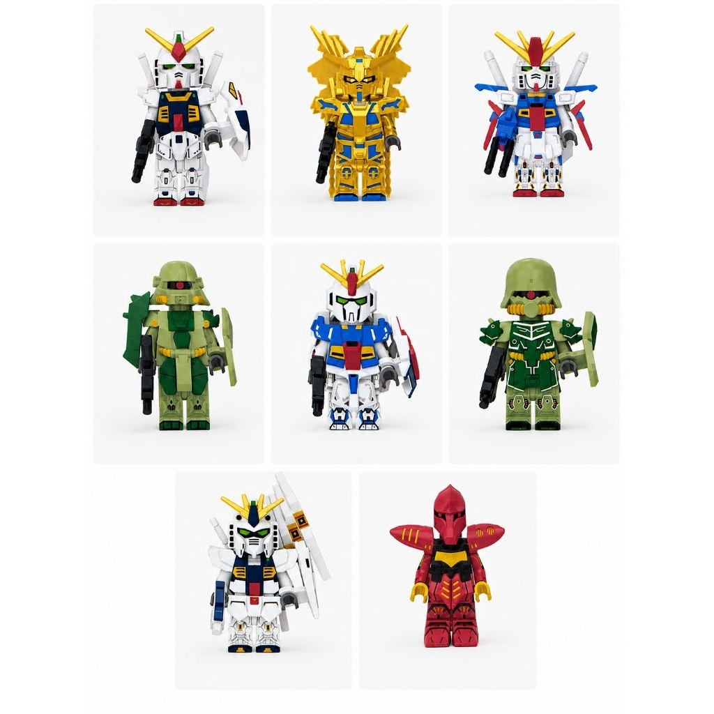 Mini Figure Gundam Mecha Series