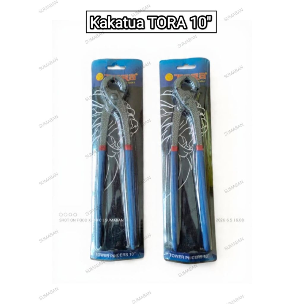 TORA Kaka Tua Gegep 10 Inch Totol - Gegep Potong Kawat - Tower Pincer