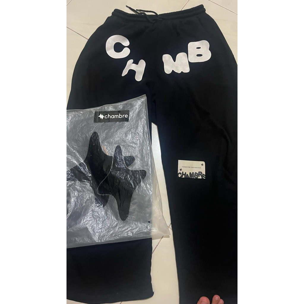 SWEATPANTS CHMB BLACK SZ XL FIT L