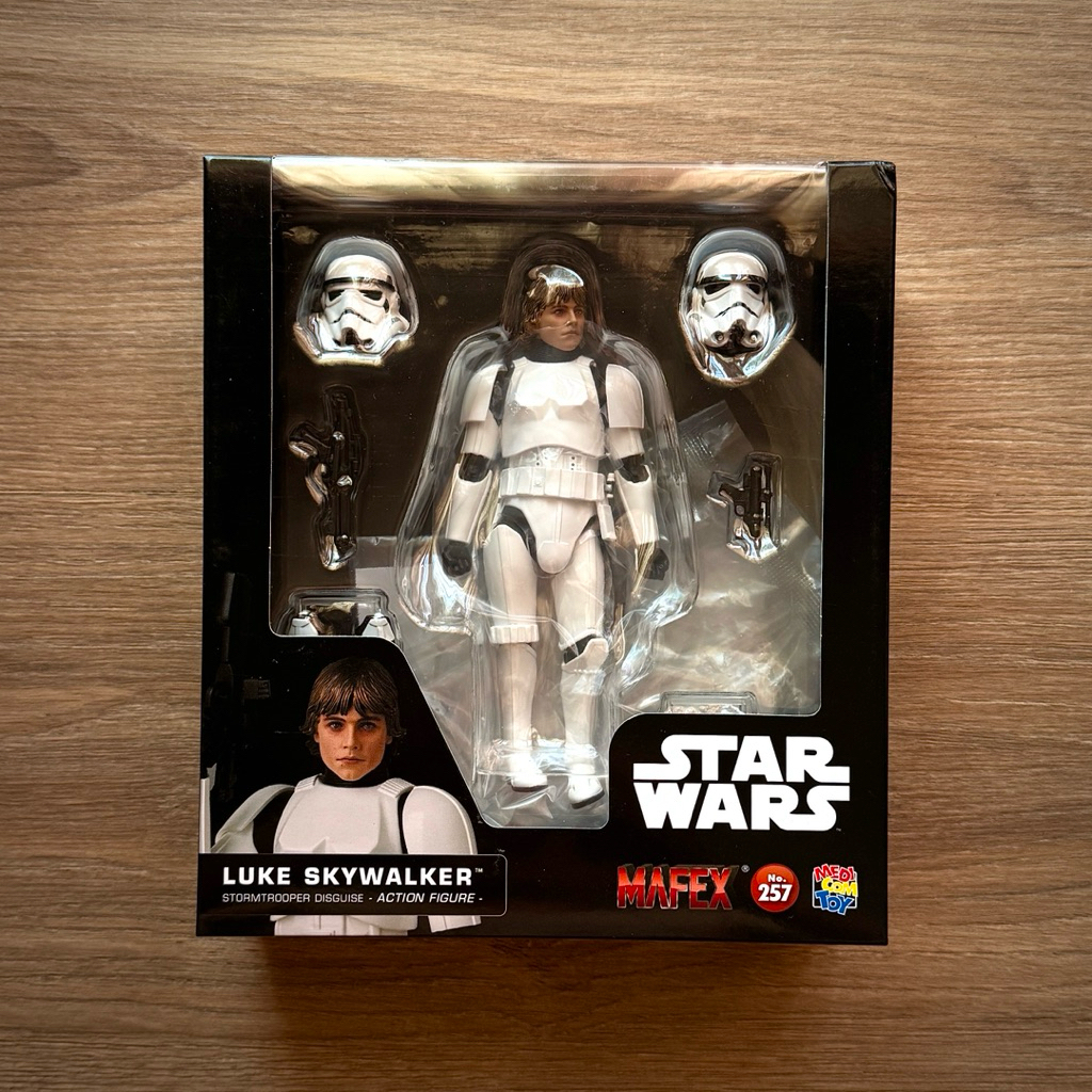 Mafex 257 Star Wars Luke Skywalker (Stormtrooper Disguise) MISB NEW not SHF