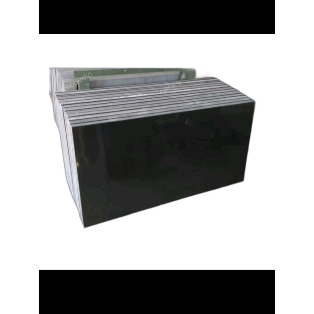 Lembaran Batu Marmer Hitam 40x60 cm /Glossy