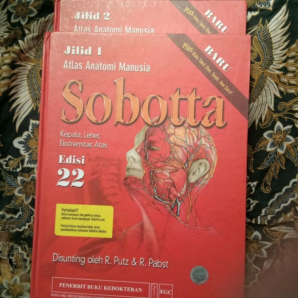 sobotta Edisi 22 jilid 1 dan 2 original