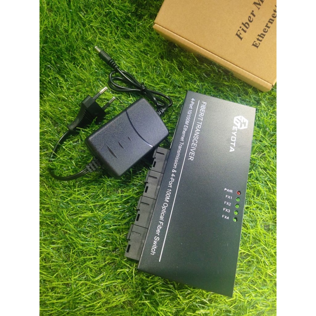 Htb Media Converter 4FO 4LAN Converter 100mbps 4 Port Fiber Optic 4 Port LAN 4 FO 4 LAN 4FO 4LAN htb