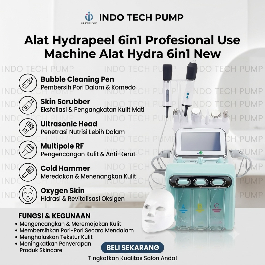 Alat Hydrapeel 6in1 Profesional use Machine Alat Hydra 6in1 New 2020