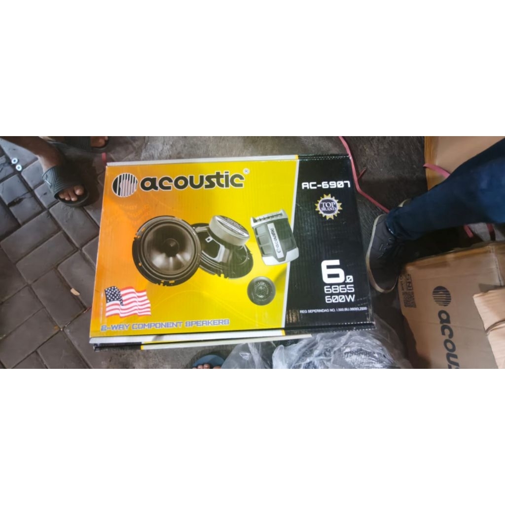Speaker Split 2 Way ACOUSTIC ajib Murah