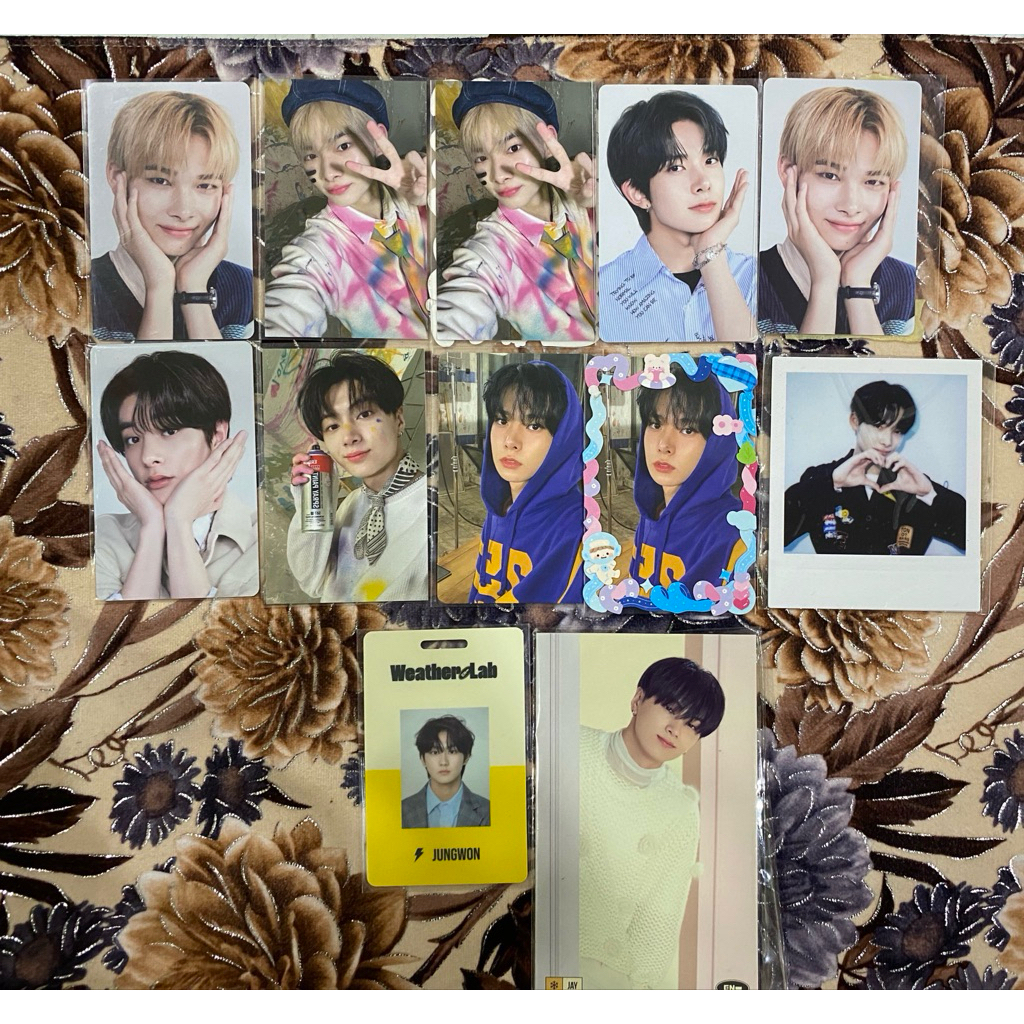 pc photocard enhypen jay heeseung ni-ki niki jake 1st enniv