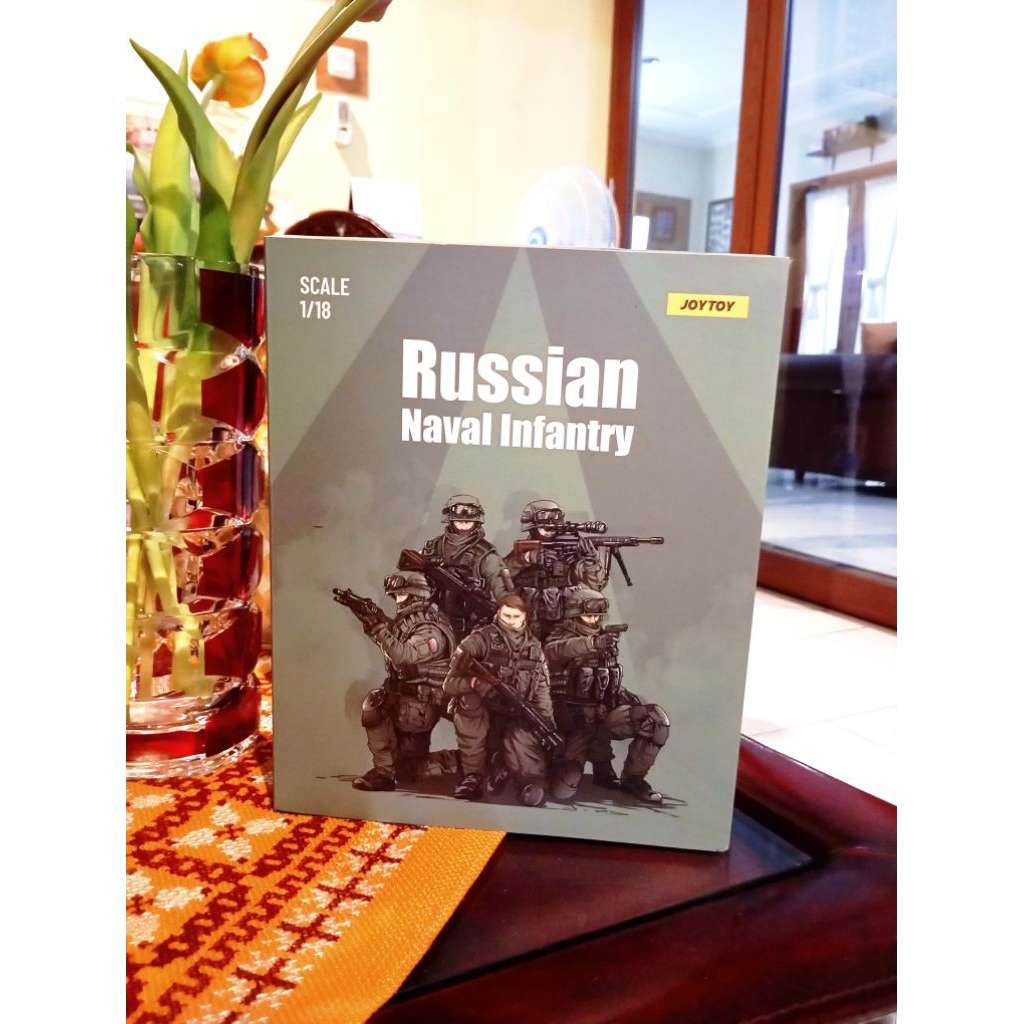 JOYTOY RARE ITEM - RUSSIAN NAVAL INFANTRY (MARINES), FULL ACCESSORIES - NEW IN BOX, NEVER OPENED