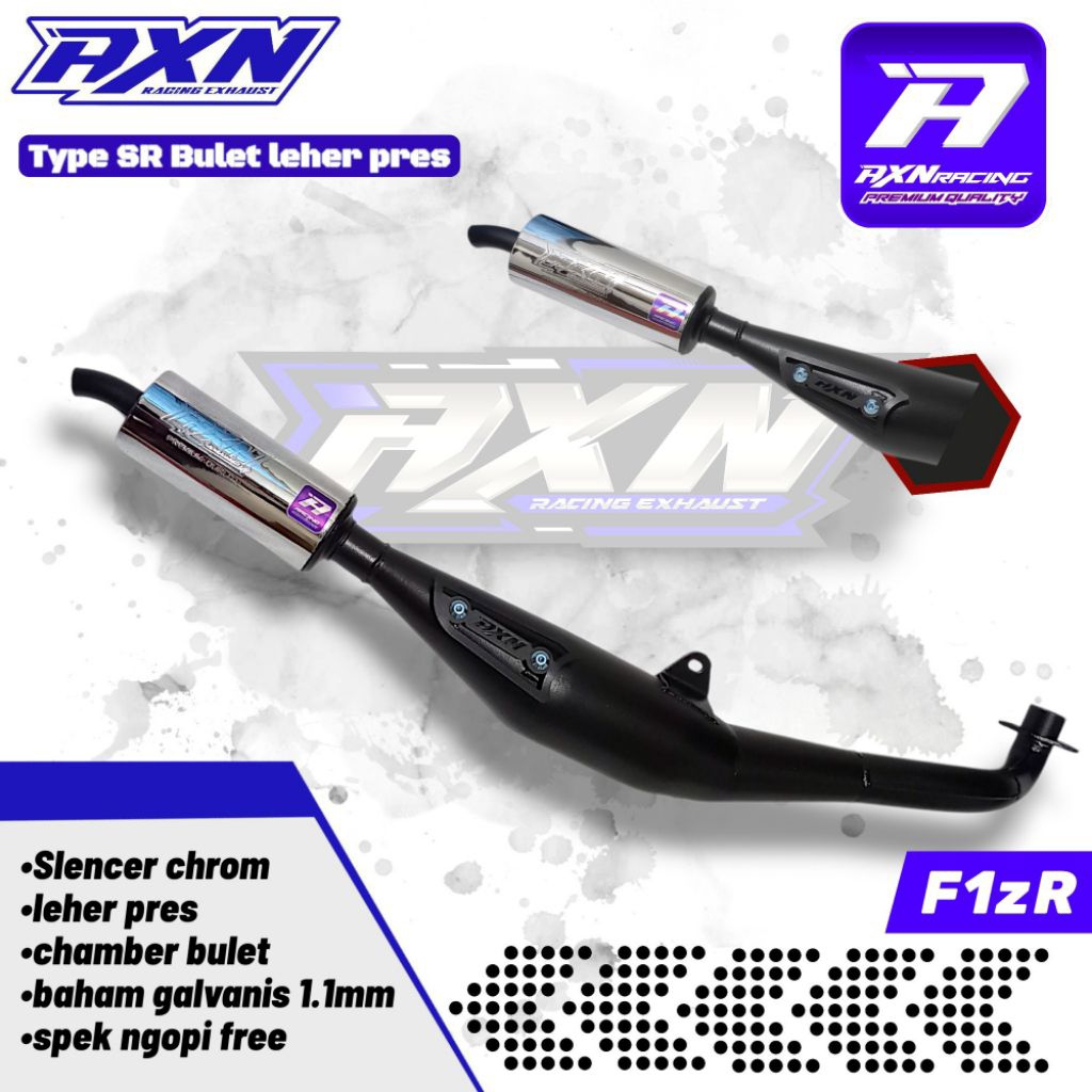 KNALPOT RACING FIZ R . Fiz.Force 1 Leher sirip Porting harian PREPET