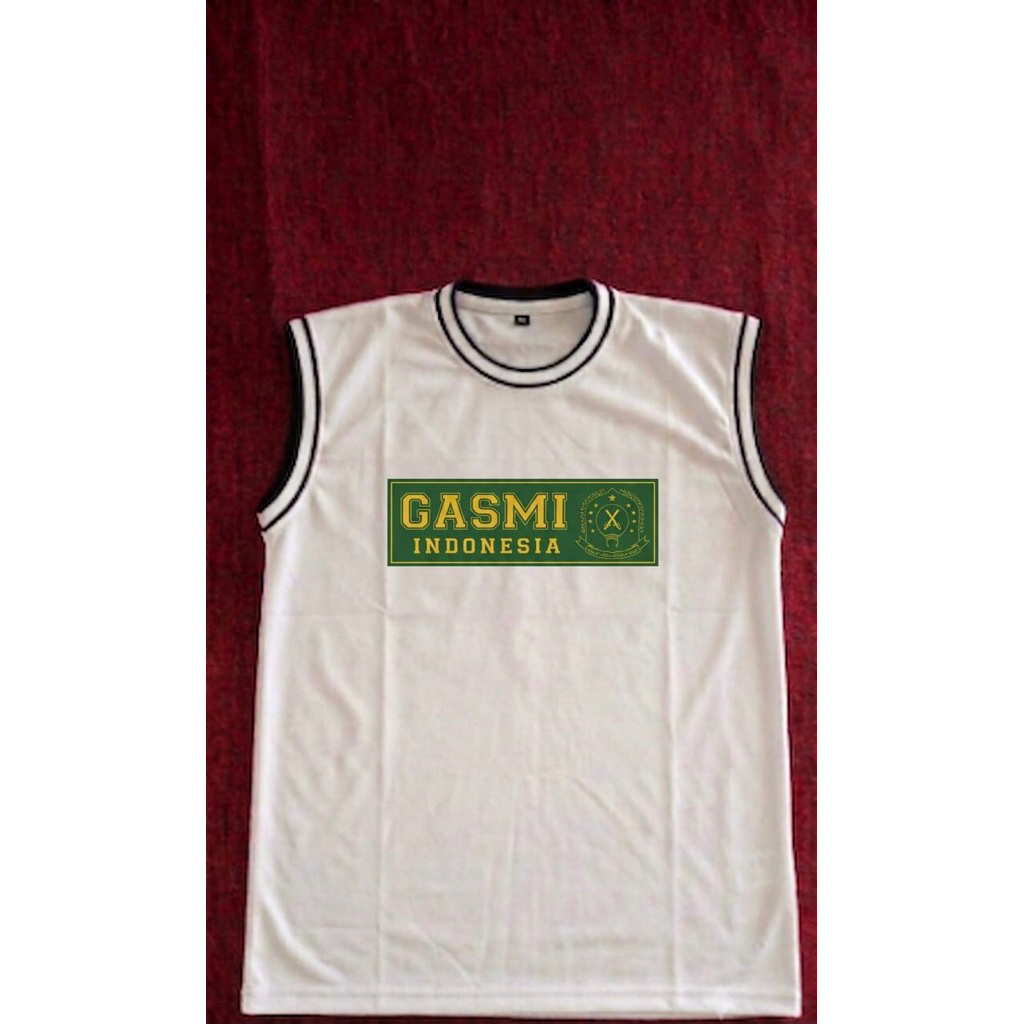 singlet gasmi bahan katun PE adem tebal