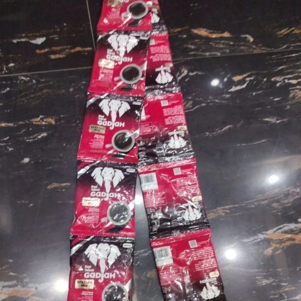 Kopi Gadjah Tubruk Gula Pisah 5 Sachet